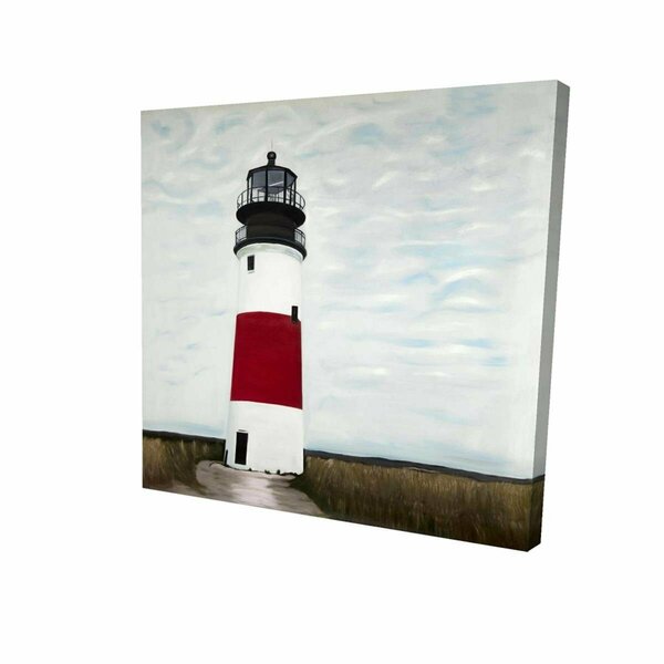 Begin Home Decor 16 x 16 in. Sankaty Head Lighthouse-Print on Canvas 2080-1616-CO154